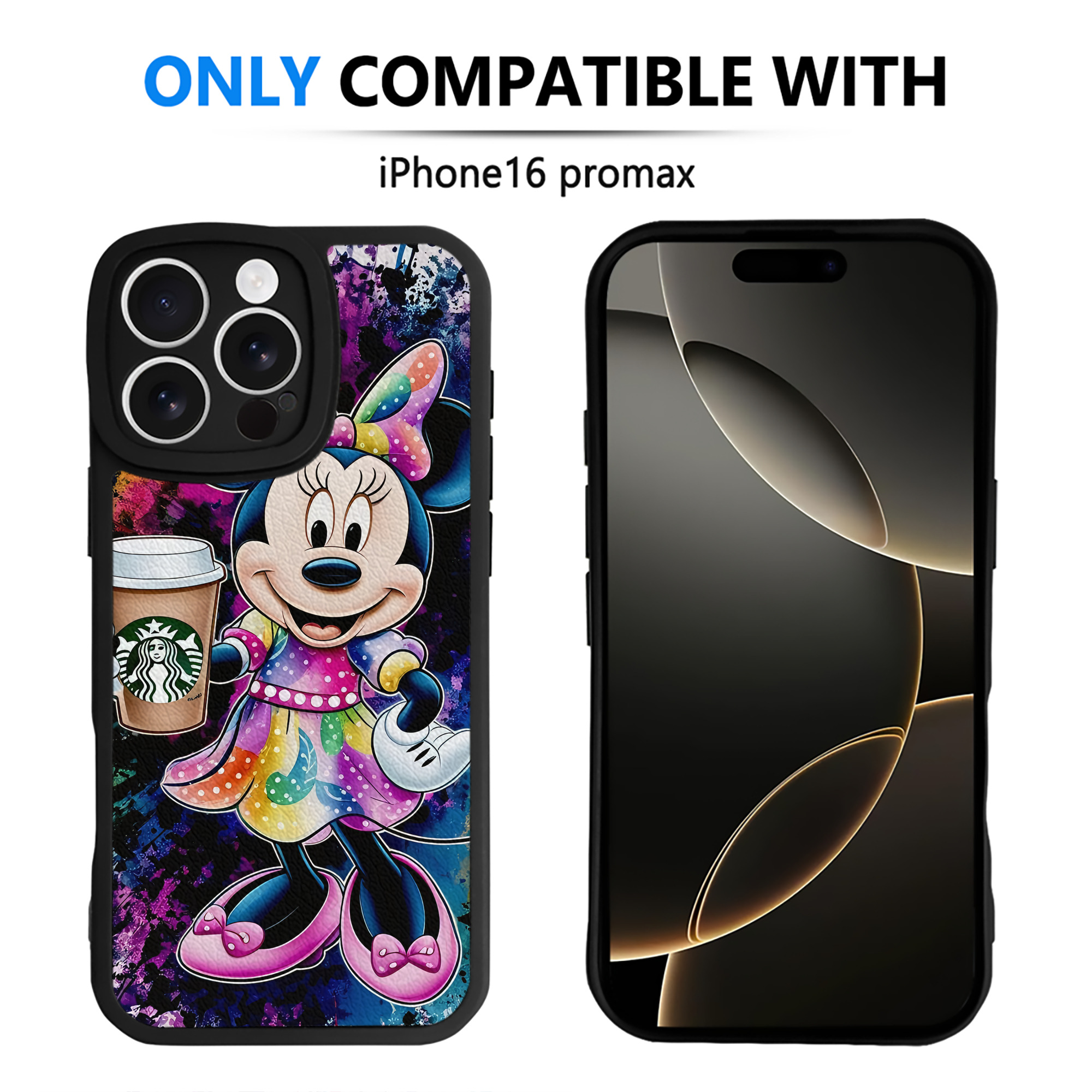 （画像用） ミッキーマウス Mickey Mouse 【iPhone 16シリーズ対応】シリコンスマホケース（レザー調） 材質：シリコン